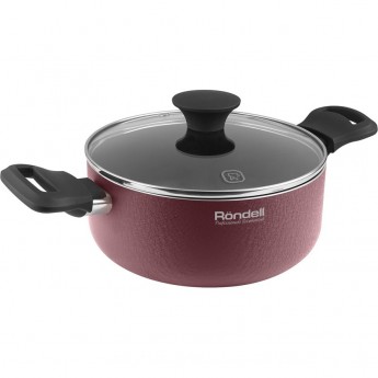 Кастрюля с крышкой RONDELL CARDINALY 24x10,8 см 4,0 л RDA-1028 Кастрюля с крышкой RONDELL CARDINALY 24x10,8 см 4,0 л RDA-1028