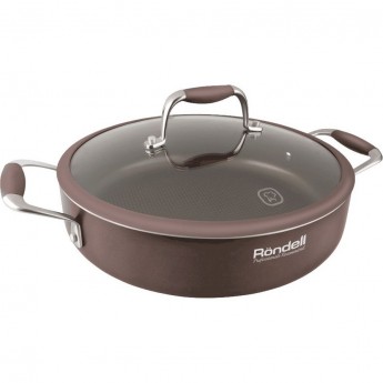 Сотейник с крышкой RONDELL MOCACCINO PROFESSIONAL 26 см RDA-931 Сотейник с крышкой RONDELL MOCACCINO PROFESSIONAL 26 см RDA-931